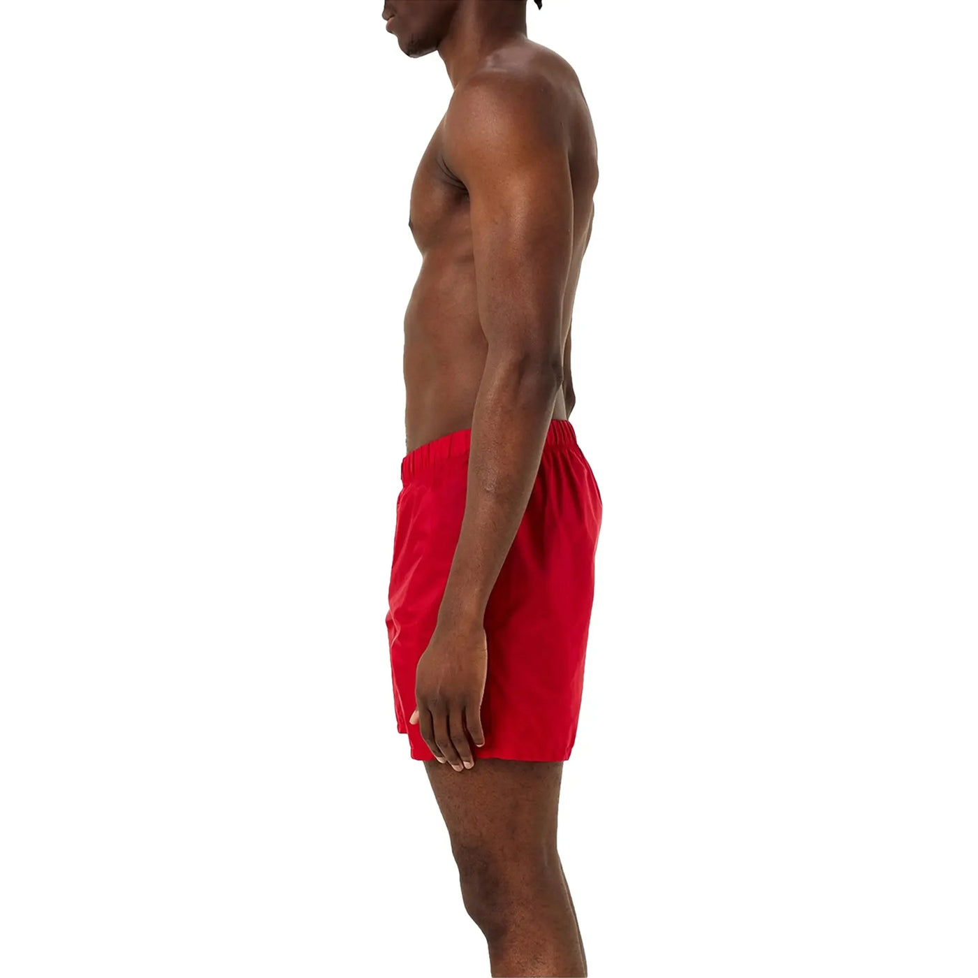 Short Prada Triangle Interlock Rouge Swim — vue 4