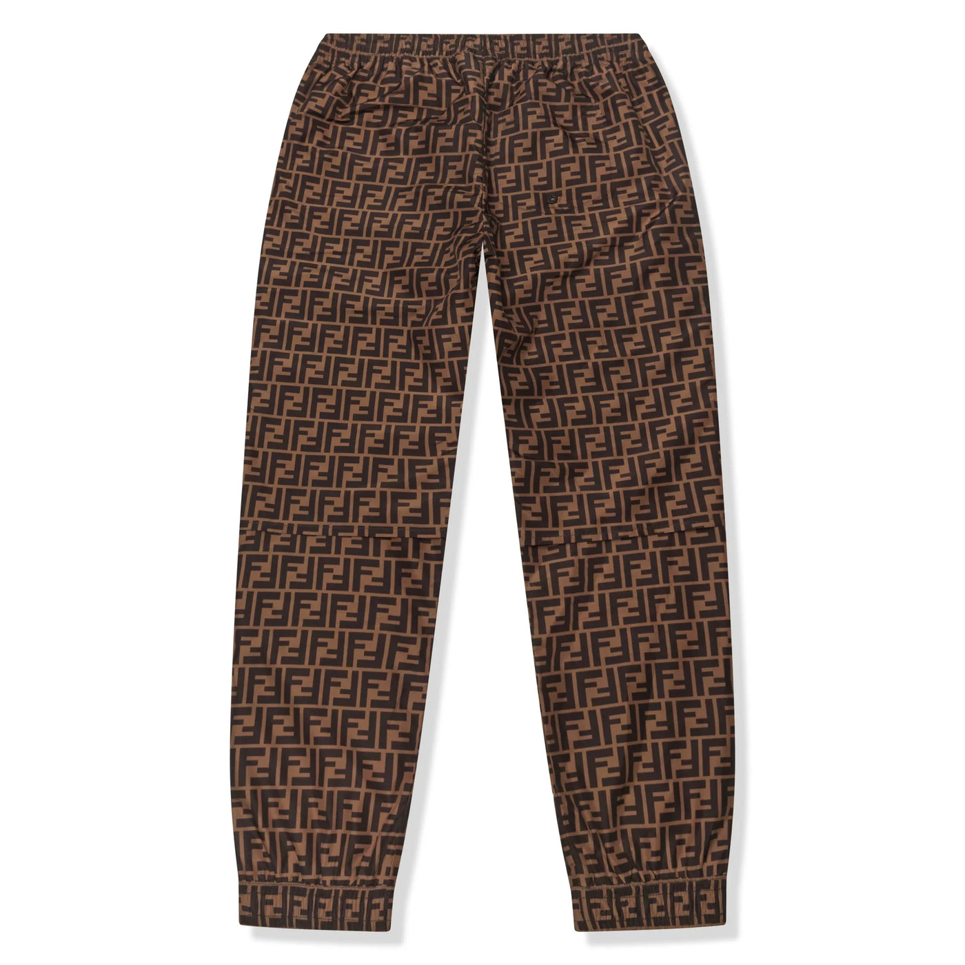 Pantalon Fendi FF Logo Marron Nylon — vue 2