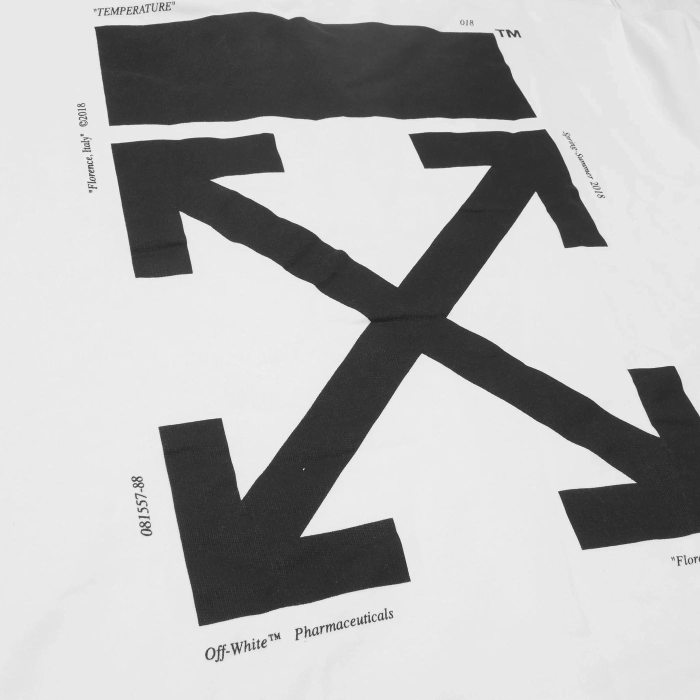 Hoodie Off-White Preloved - Mona Lisa Blanc Noir Gris — vue 5