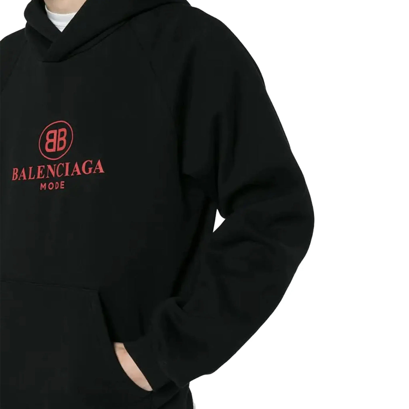 Hoodie Balenciaga Preloved - BB Mode Noir — vue 5