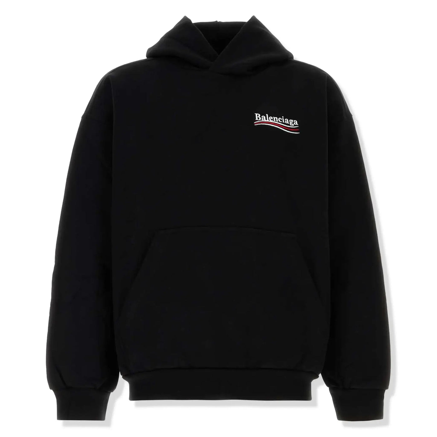 Hoodie Balenciaga Preloved - Political Logo Noir