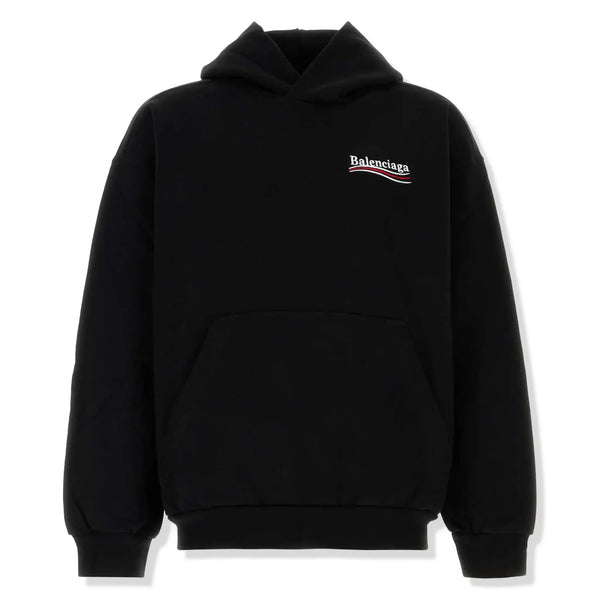 Hoodie Balenciaga Preloved - Political Logo Noir