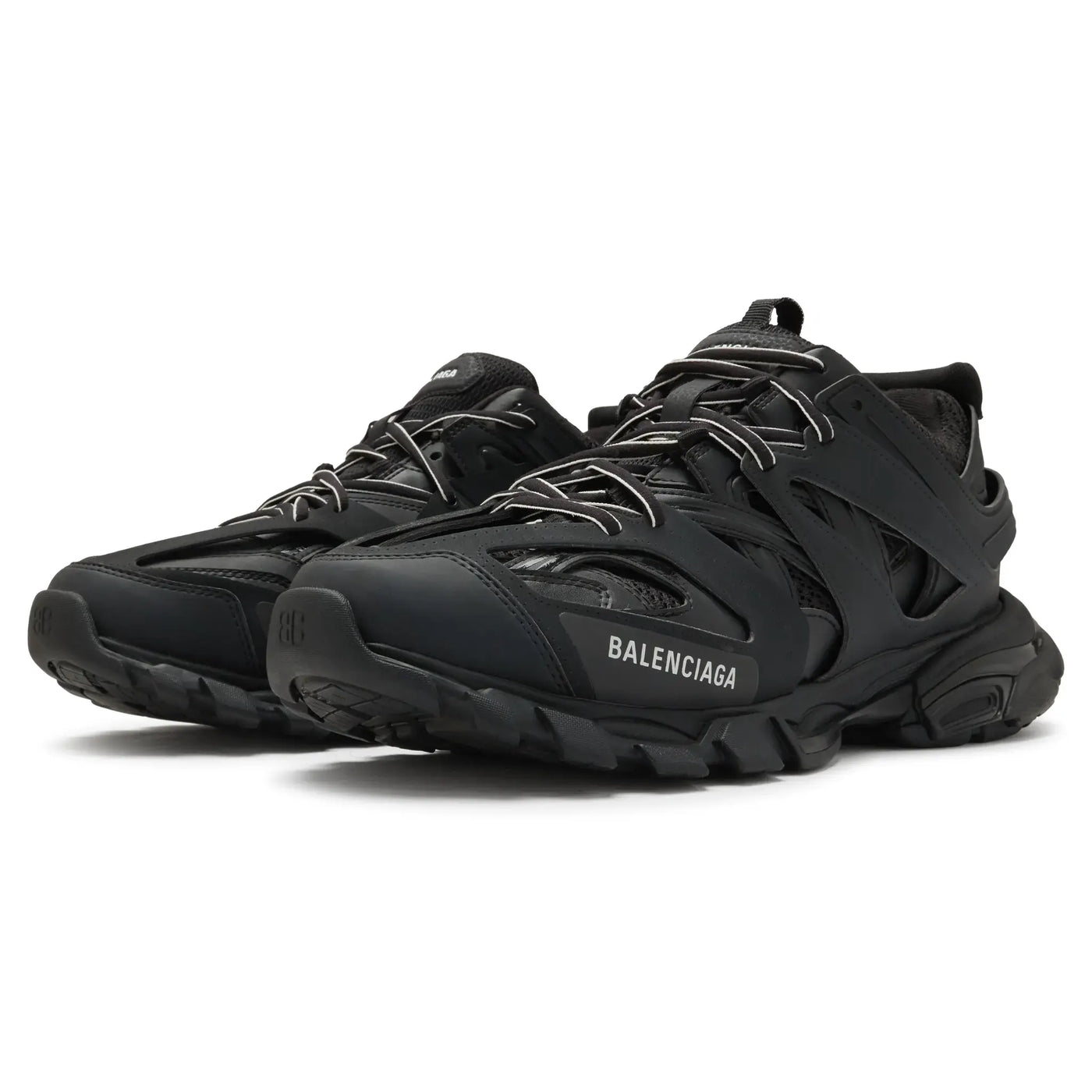 Baskets Balenciaga Preloved - Track 2.0 Triple Noir Clear Sole — vue 2