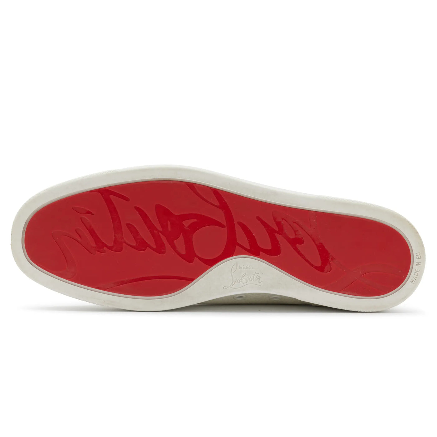 Baskets Christian Louboutin Preloved - Rantulow Flat Blanc Grain — vue 6
