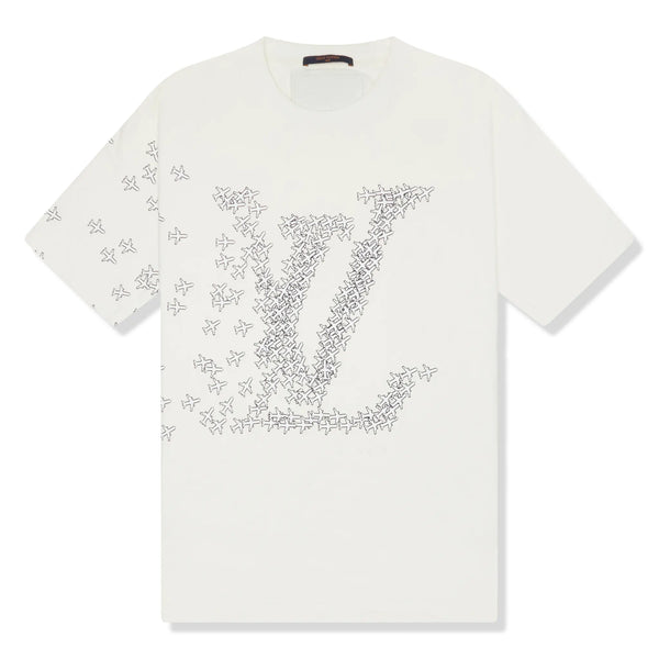 T-Shirt Louis Vuitton Preloved - 2054 Planes Blanc T Shirt