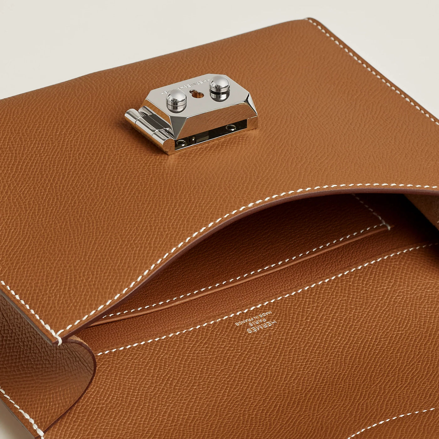 Sac Hermès à Dépêches 21 Or (F) — vue 3