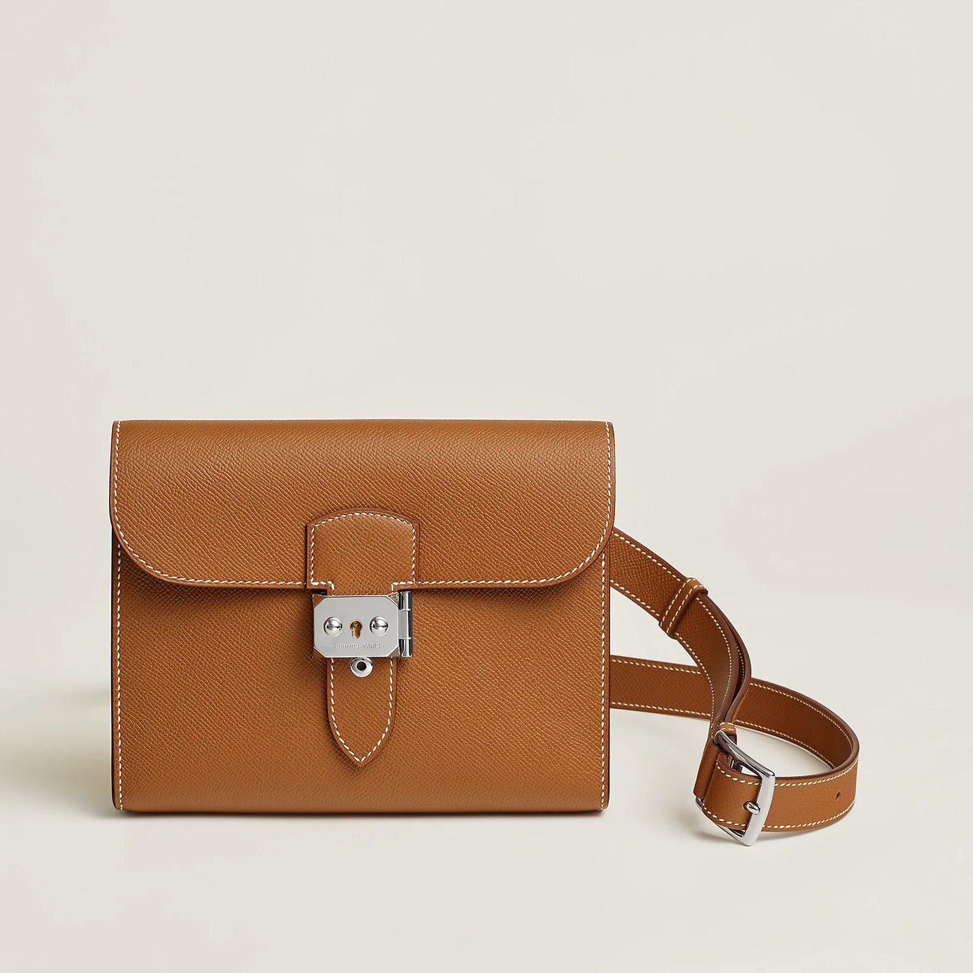 Sac Hermès à Dépêches 21 Or (F) — vue 4