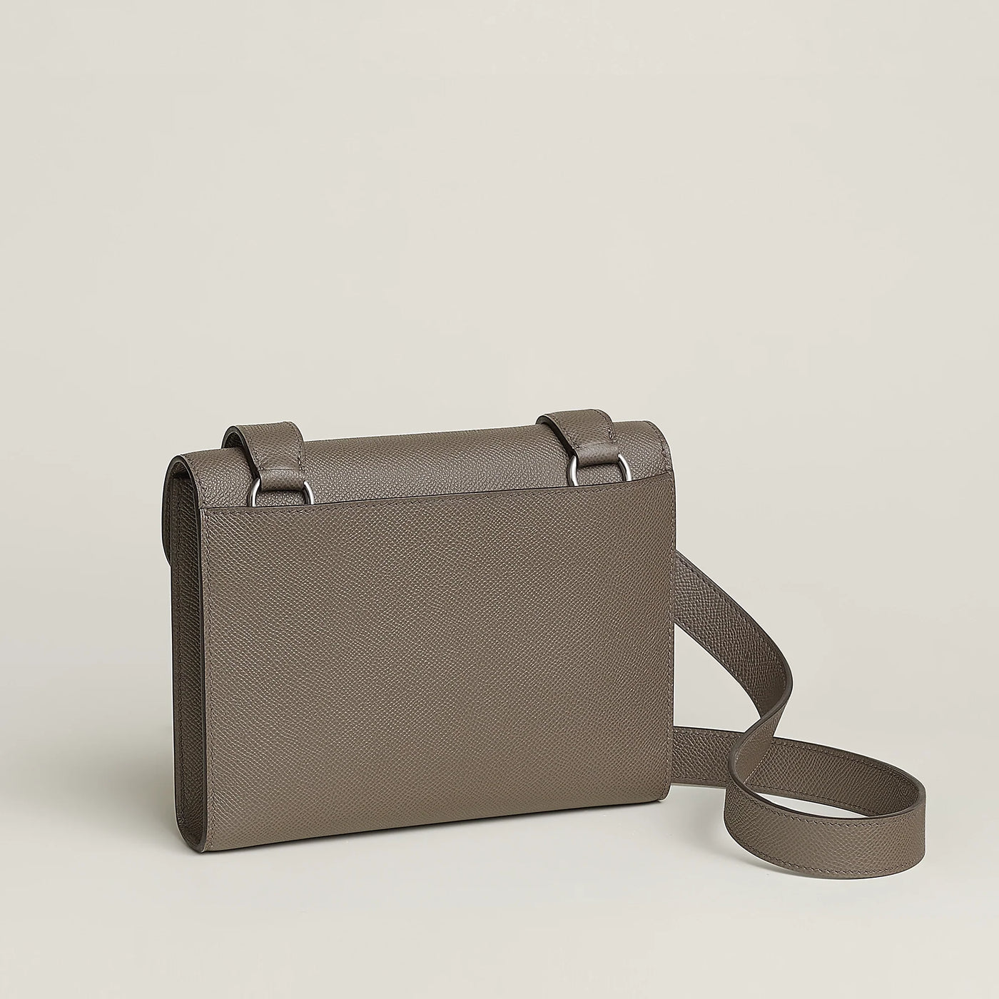 Sac Hermès à Dépêches 21 Gris Étain (F) — vue 2