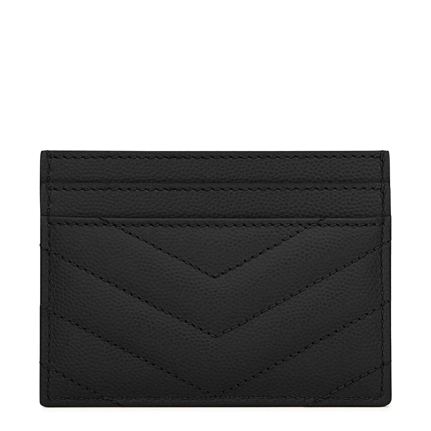 Porte-cartes Saint Laurent Cassandre Matelassé Noir Case — vue 2