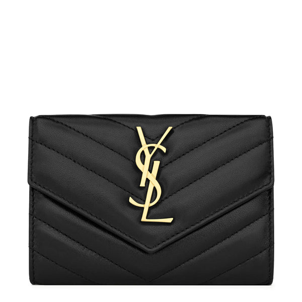 Portefeuille Saint Laurent Cassandre Matelasse Lambskin Small Envelope
