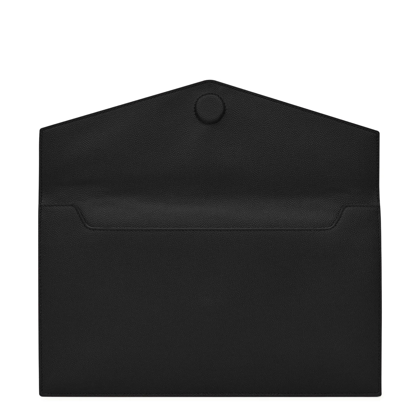 Pochette Saint Laurent Uptown Grain de Poudre Leather Noir — vue 4