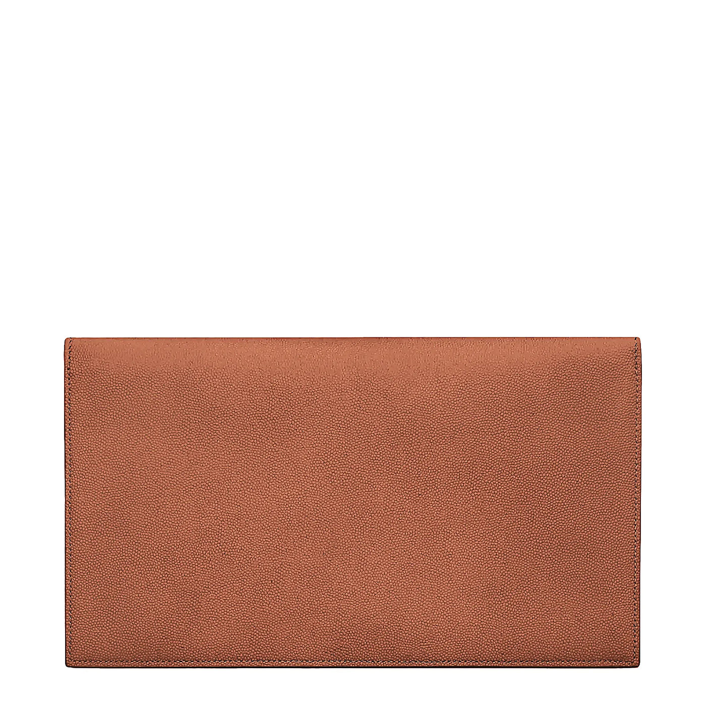 Pochette Saint Laurent Uptown Grain de Poudre Leather Camel — vue 2