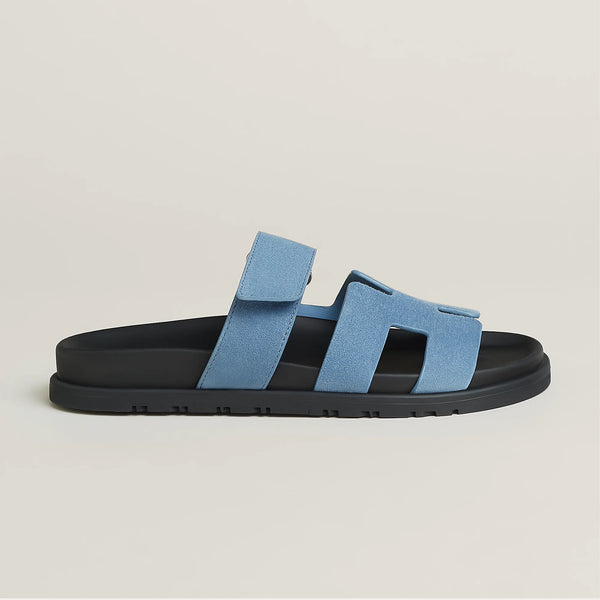 Sandales Hermès Chypre Bleu Jean