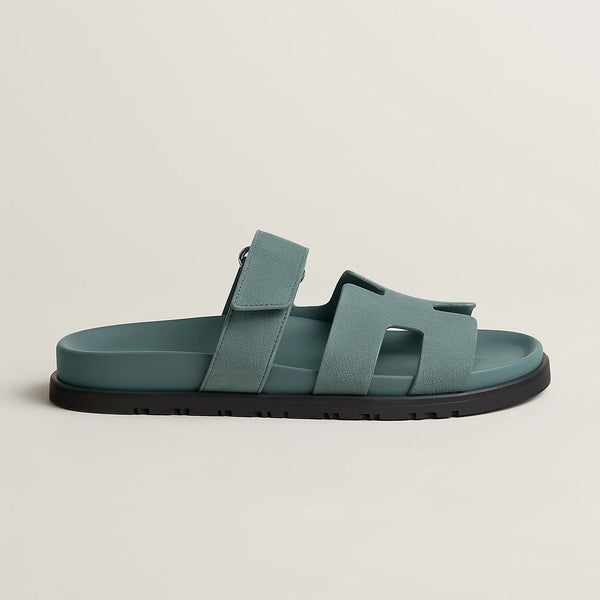 Sandales Hermès Chypre Bleu Tonnerre