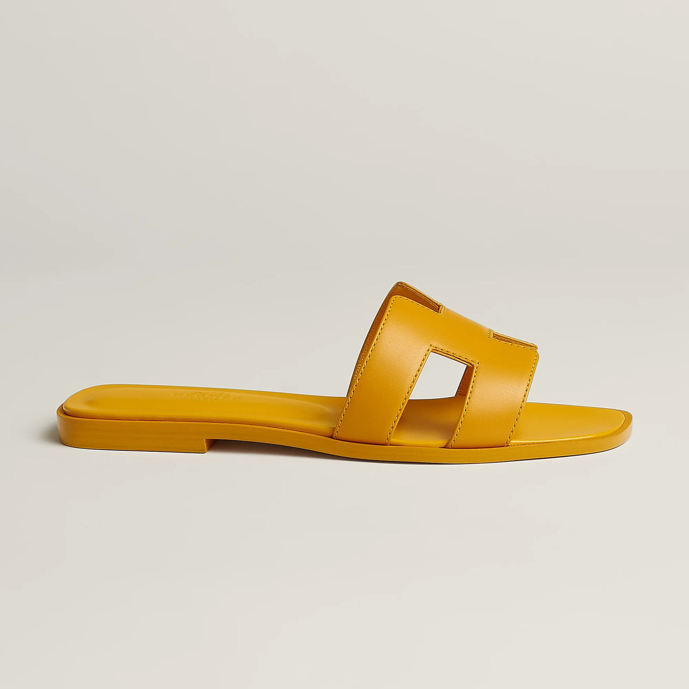 Sandales Hermès Oran Jaune Topaze