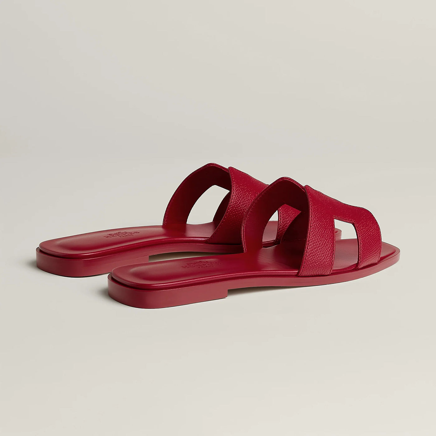 Sandales Hermès Oran Rose Framboise — vue 4