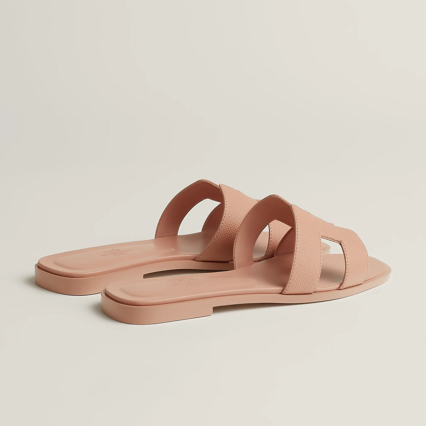 Sandales Hermès Oran Beige/Perlino — vue 4