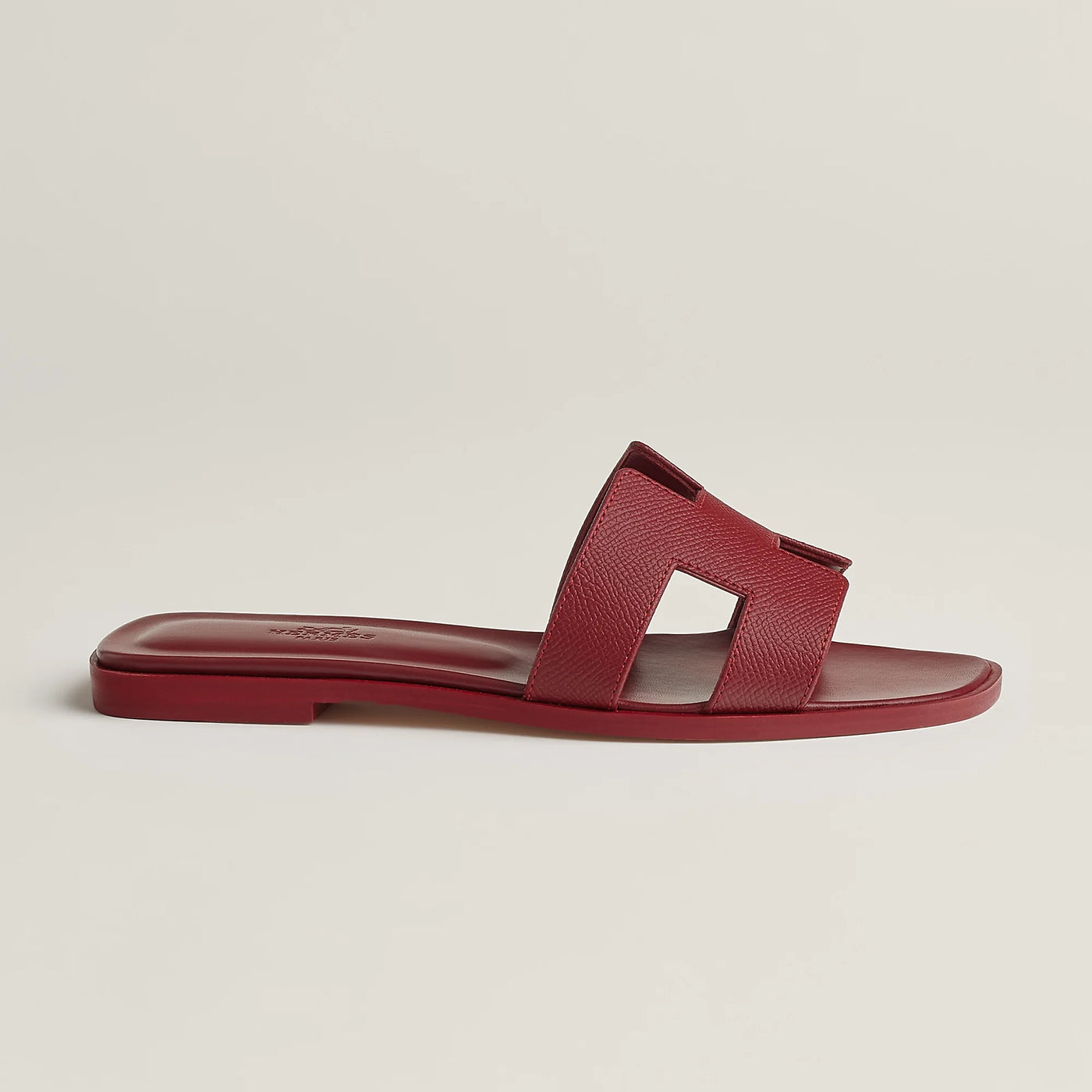 Sandales Hermès Oran Rouge H