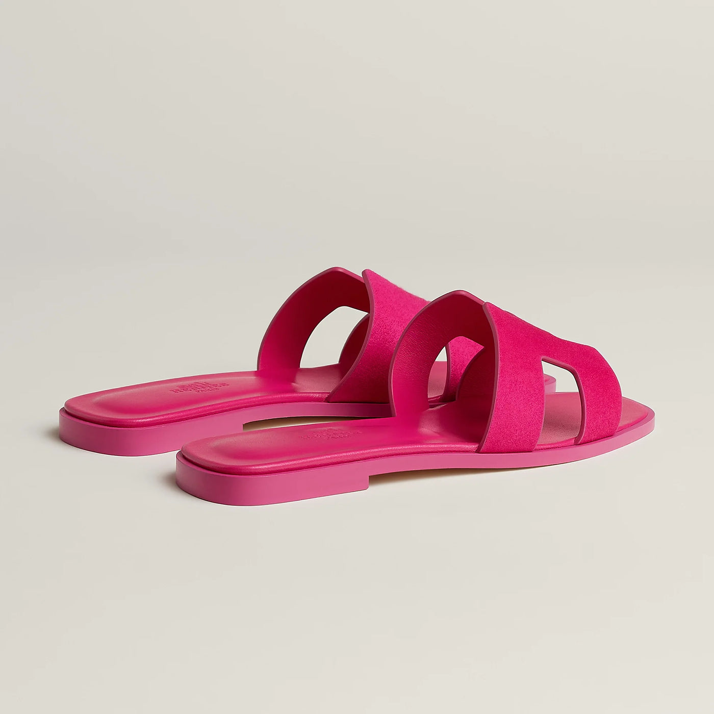 Sandales Hermès Oran Rose Sakura — vue 4