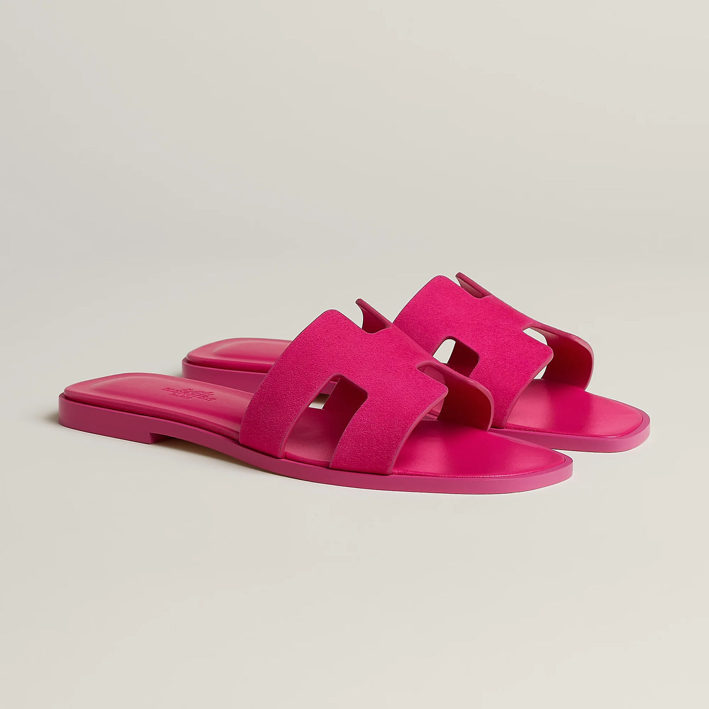Sandales Hermès Oran Rose Sakura — vue 2
