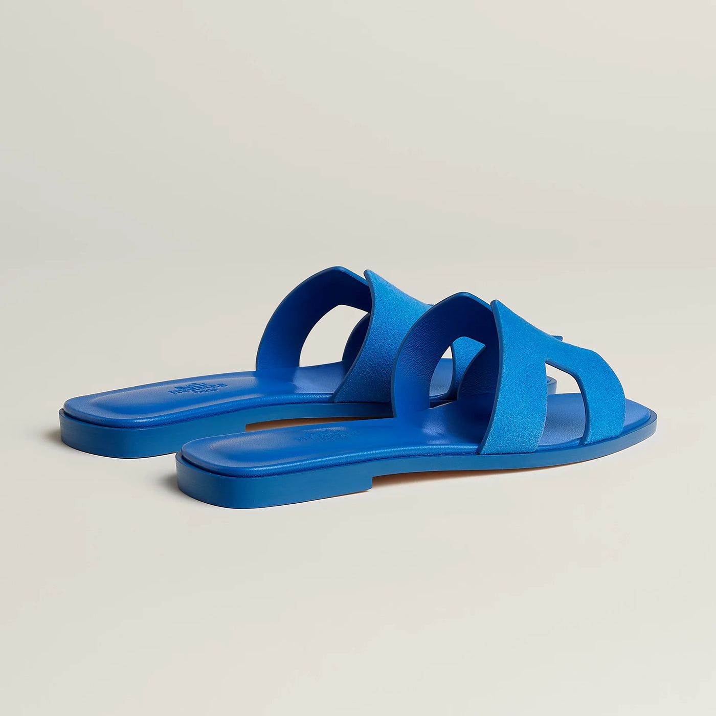 Sandales Hermès Oran Bleu Pacifique — vue 4
