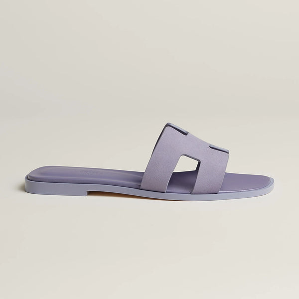 Sandales Hermès Oran Violet Glycine