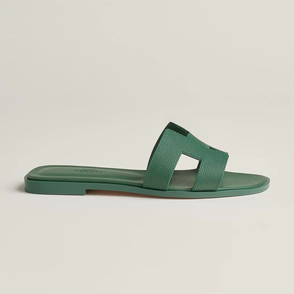 Sandales Hermès Oran Vert