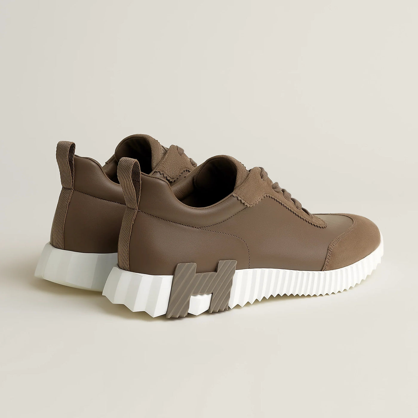 Baskets Hermès Bouncing Étoupe — vue 3