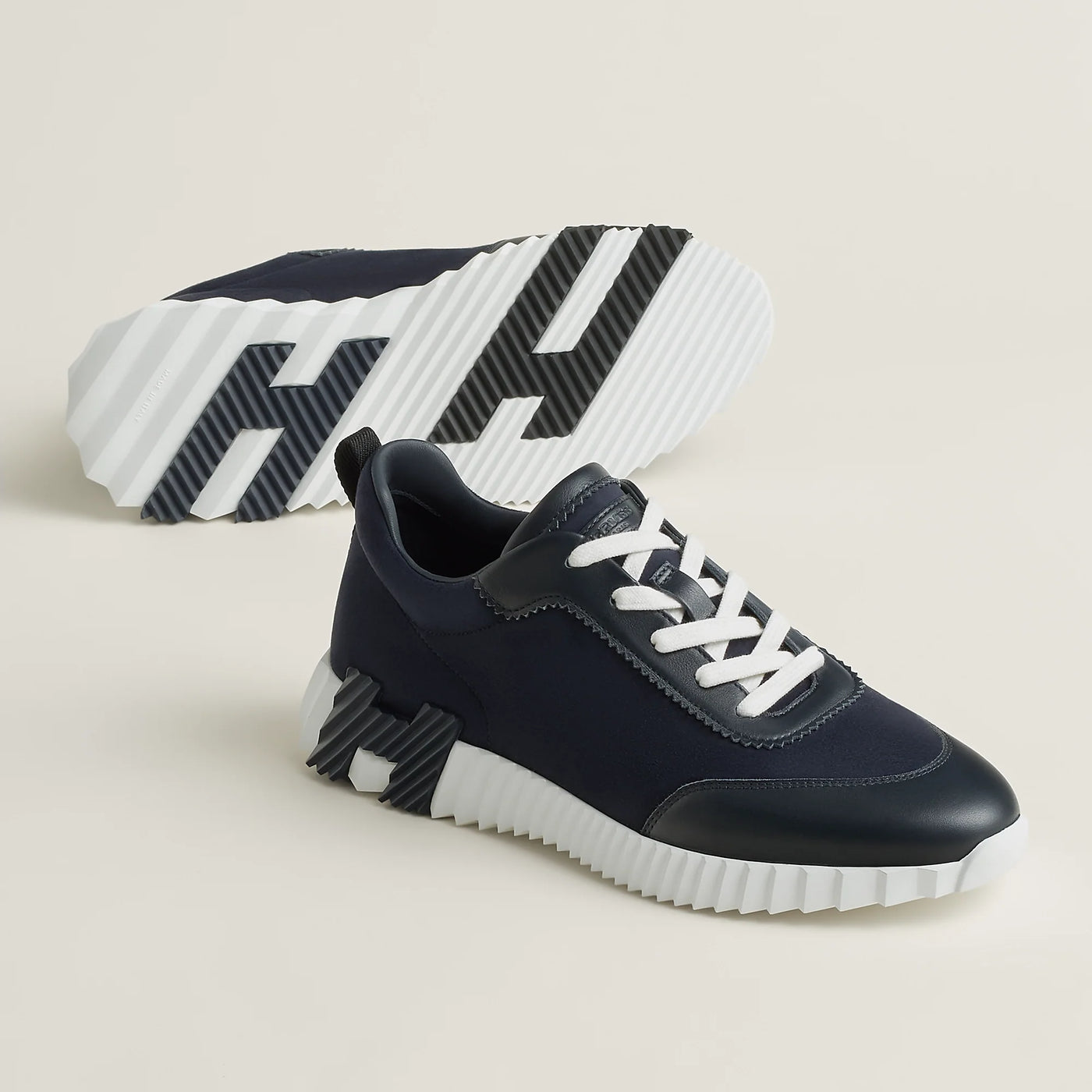 Baskets Hermès Bouncing Marine — vue 2