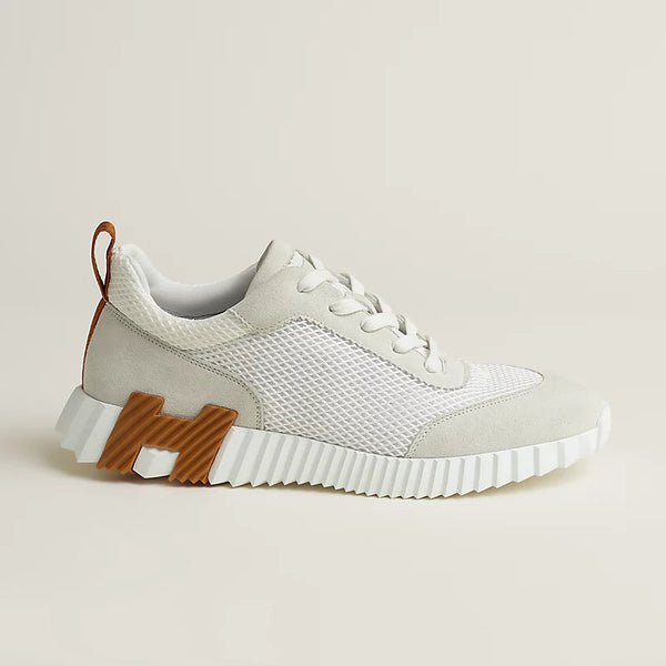 Baskets Hermès Bouncing Blanc Beige