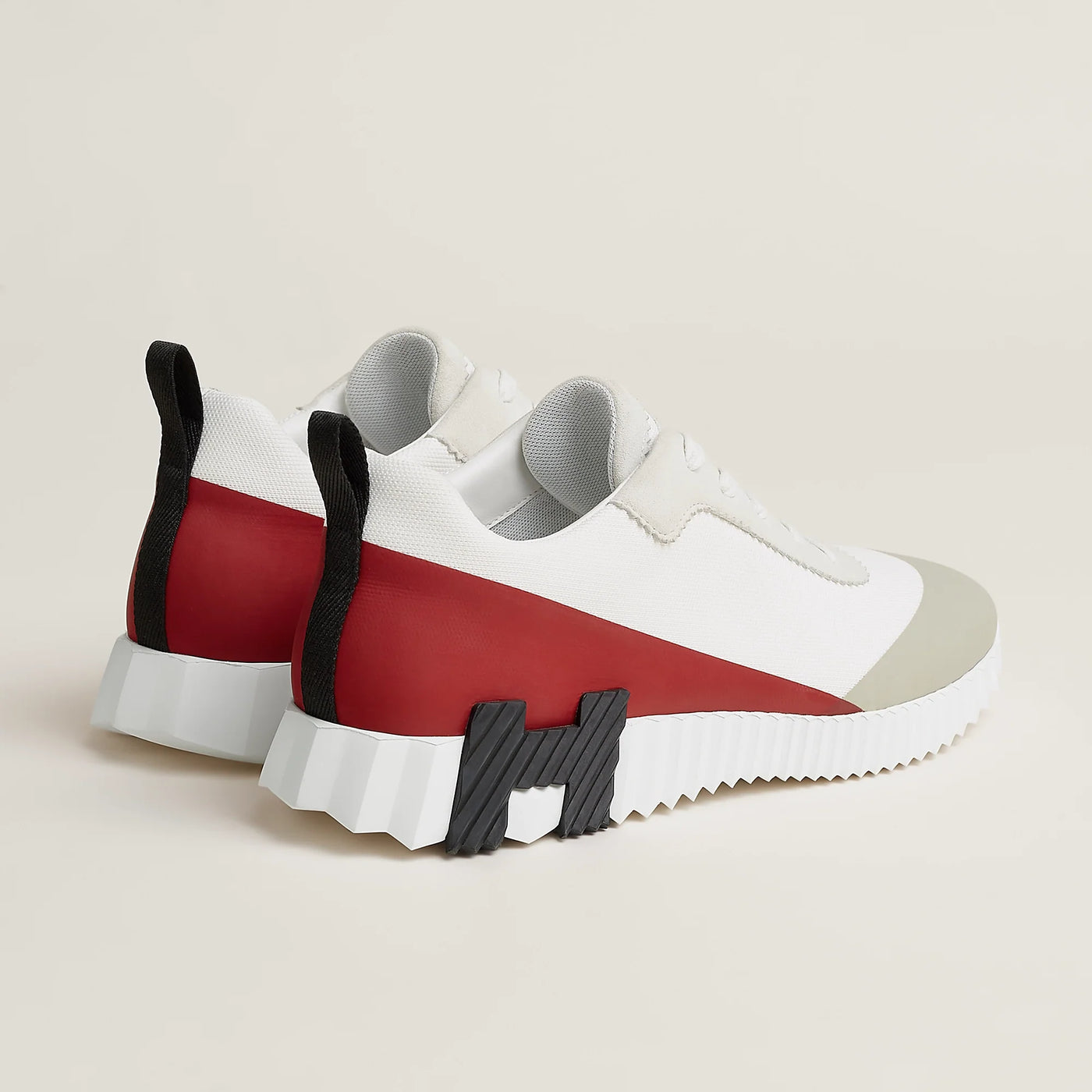 Baskets Hermès Bouncing Multicolore Blanc — vue 3