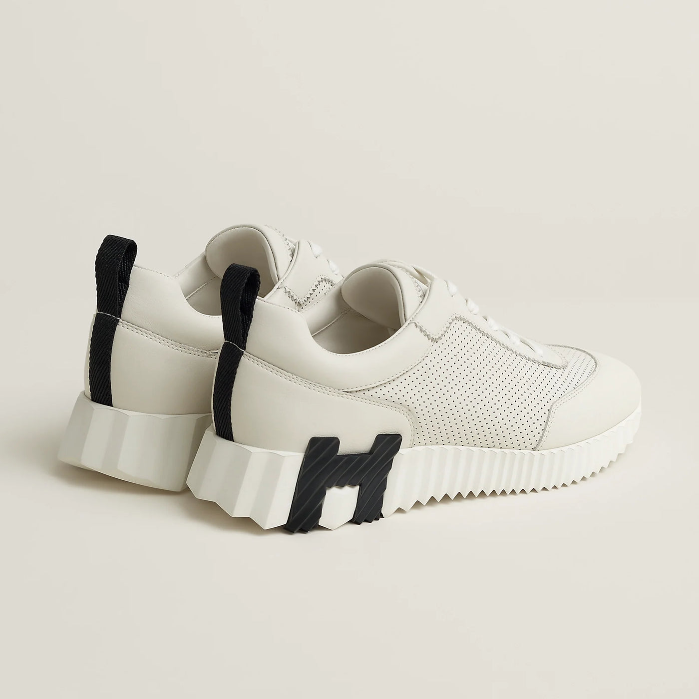 Baskets Hermès Bouncing Écru — vue 3