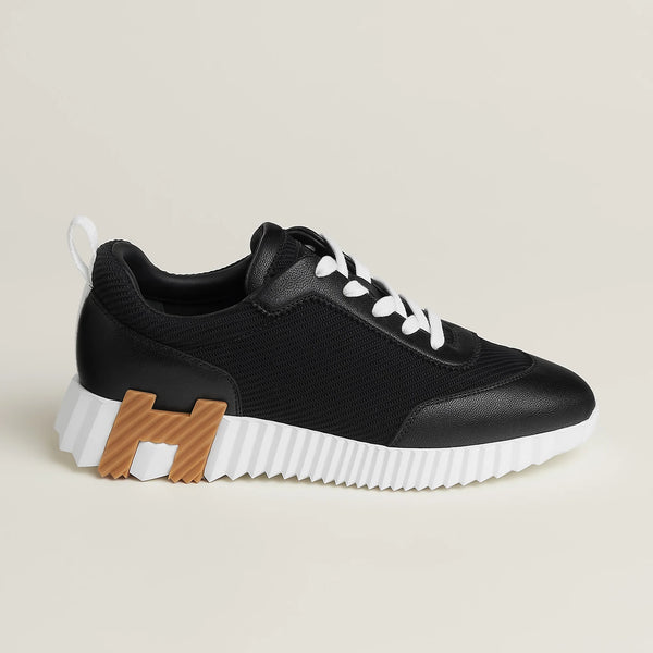 Baskets Hermès Bouncing Noir/Marron
