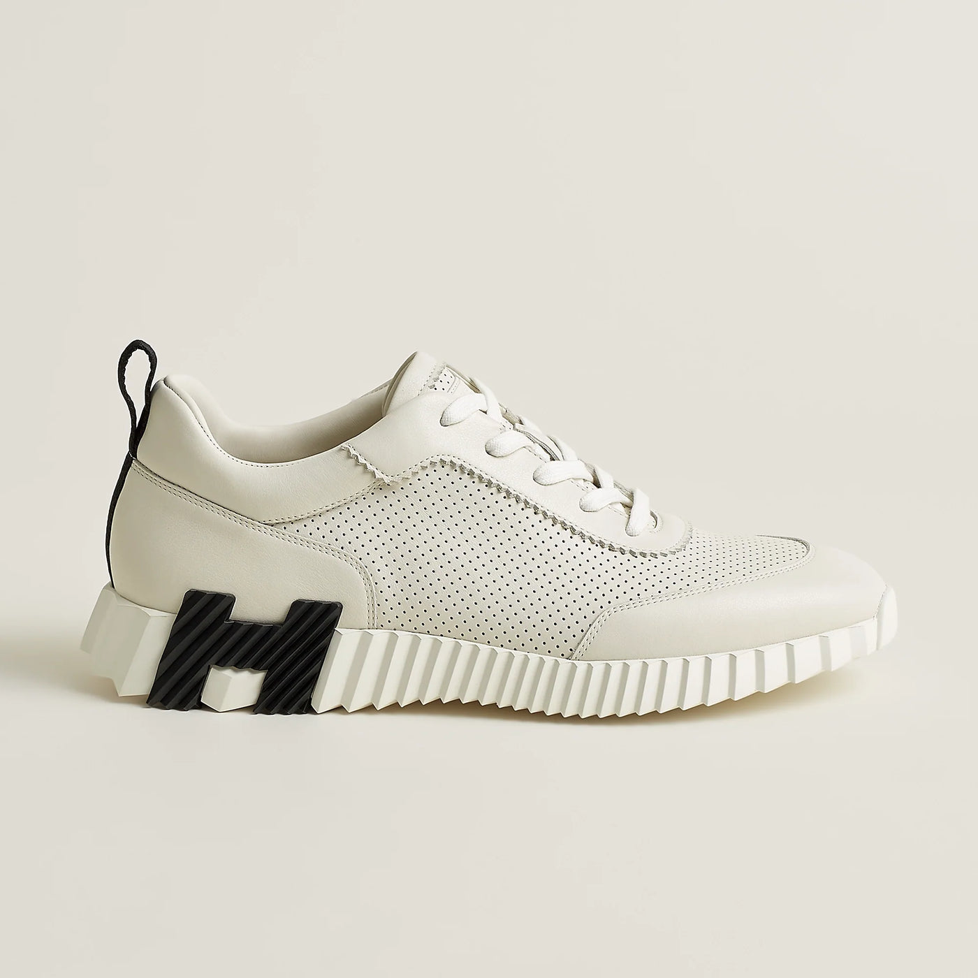 Baskets Hermès Bouncing Beige/Noir