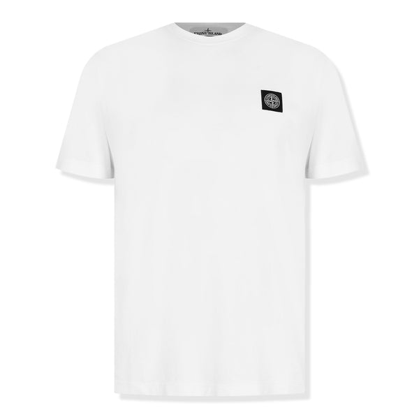T-Shirt Stone Island Patch Logo Blanc T Shirt