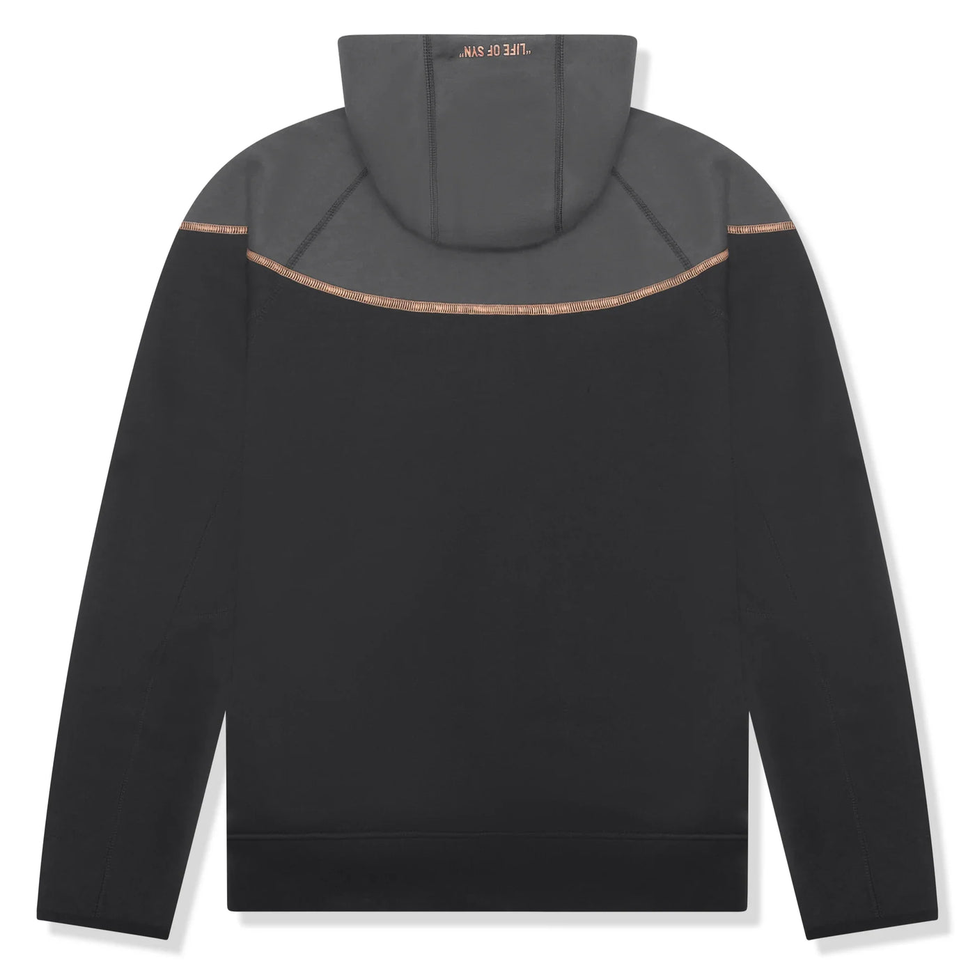 Hoodie Nike × Syna World × Central Cee Tech Fleece Noir Zip-up — vue 5