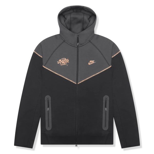 Hoodie Nike × Syna World × Central Cee Tech Fleece Noir Zip-up