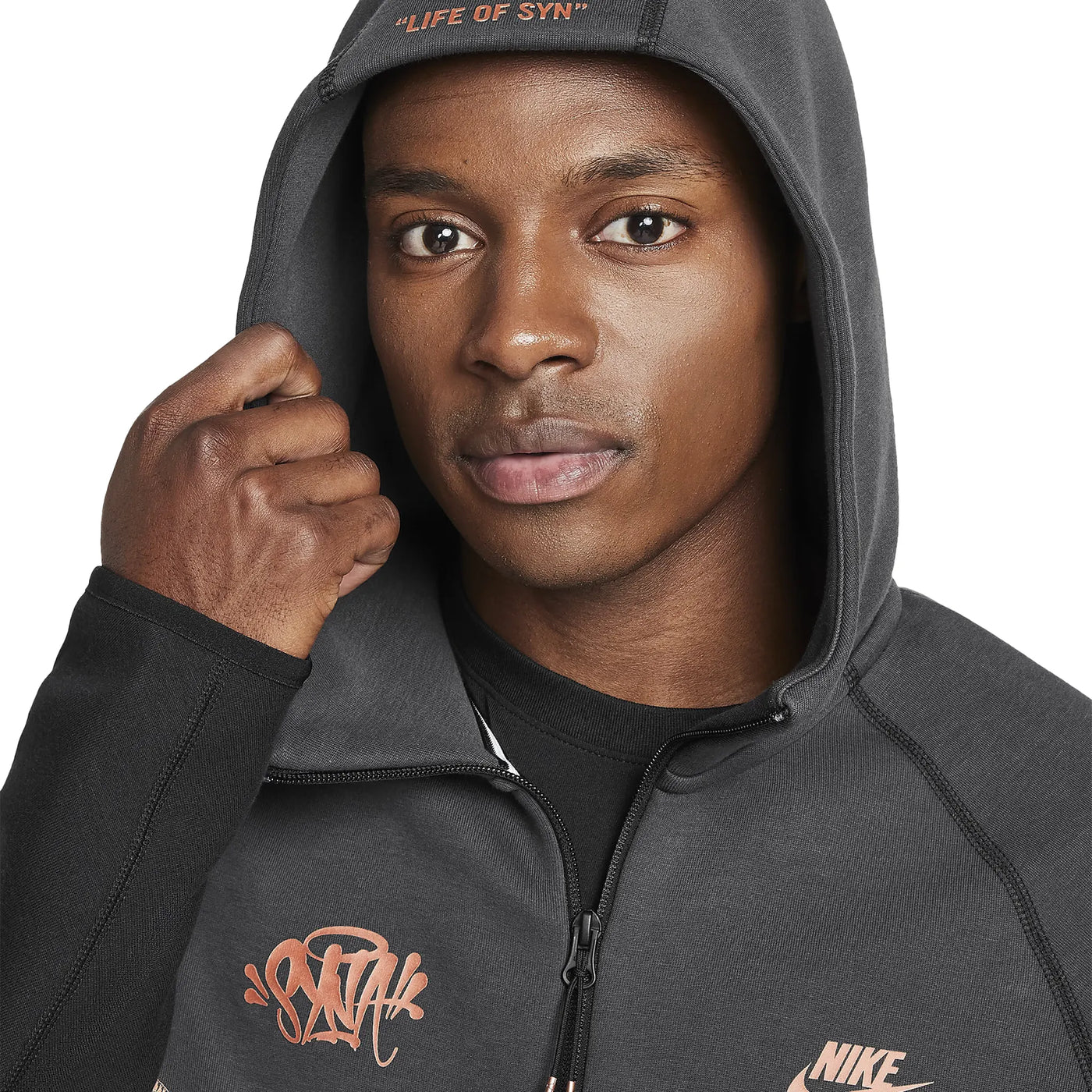 Survêtement Nike Syna World × Central Cee Tech Fleece Noir Tracksuit — vue 9