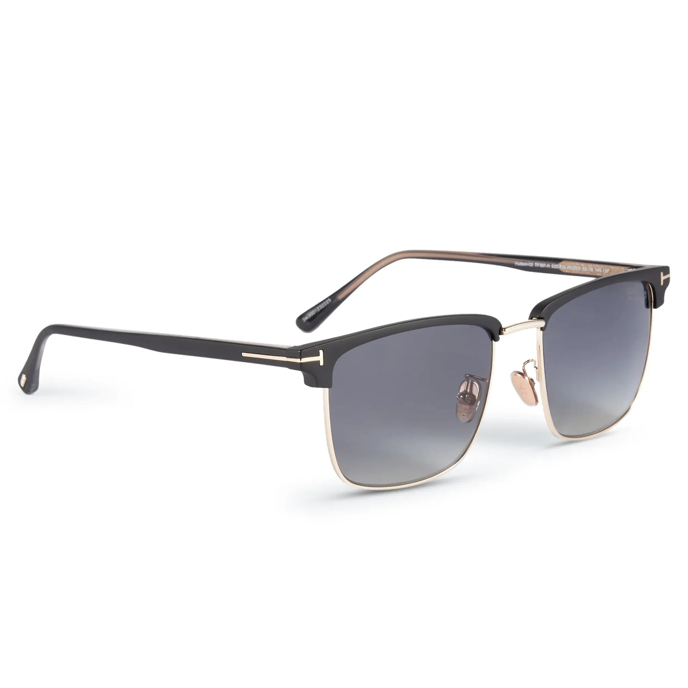 Lunettes de soleil Tom Ford Hudson-02 Ft0997-h 02D 55 Noir Polarised — vue 4