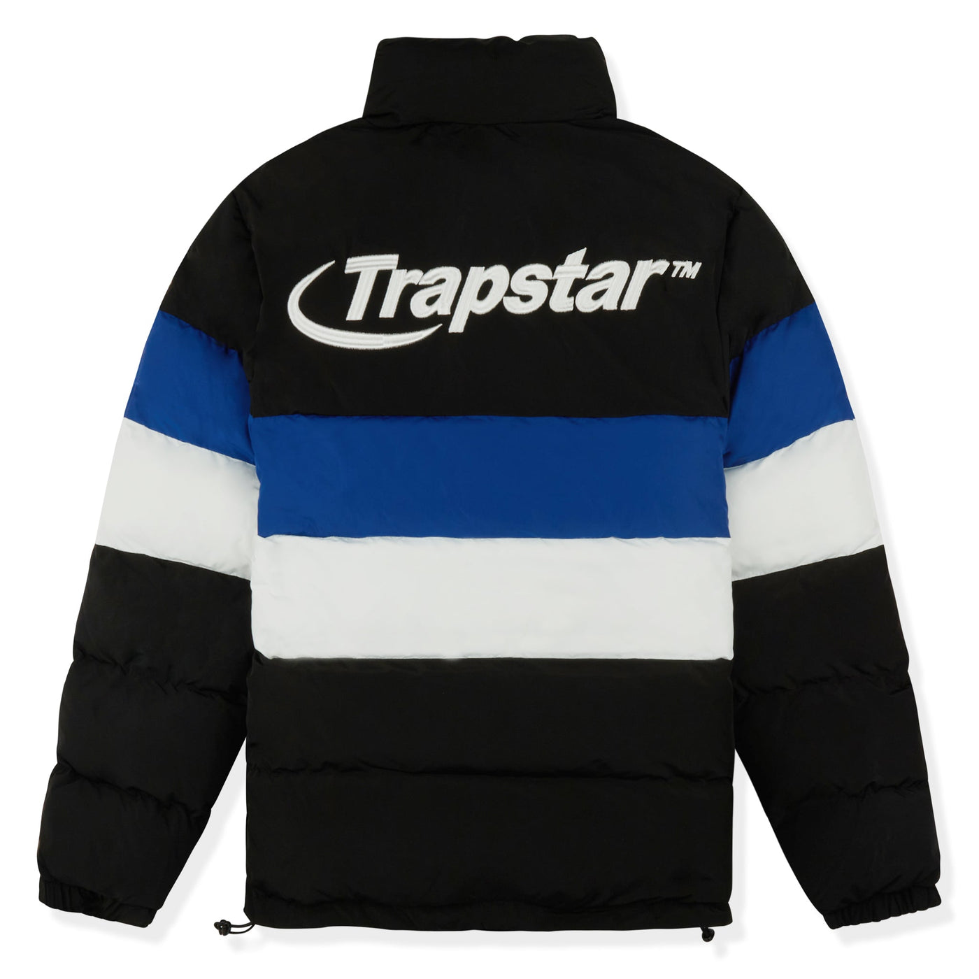 Doudoune Trapstar Hyperdrive Puffer Noir Bleu Blanc — vue 2