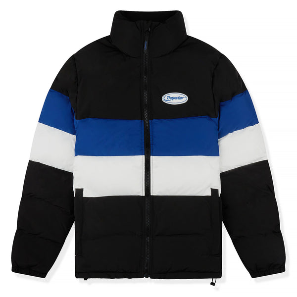 Doudoune Trapstar Hyperdrive Puffer Noir Bleu Blanc