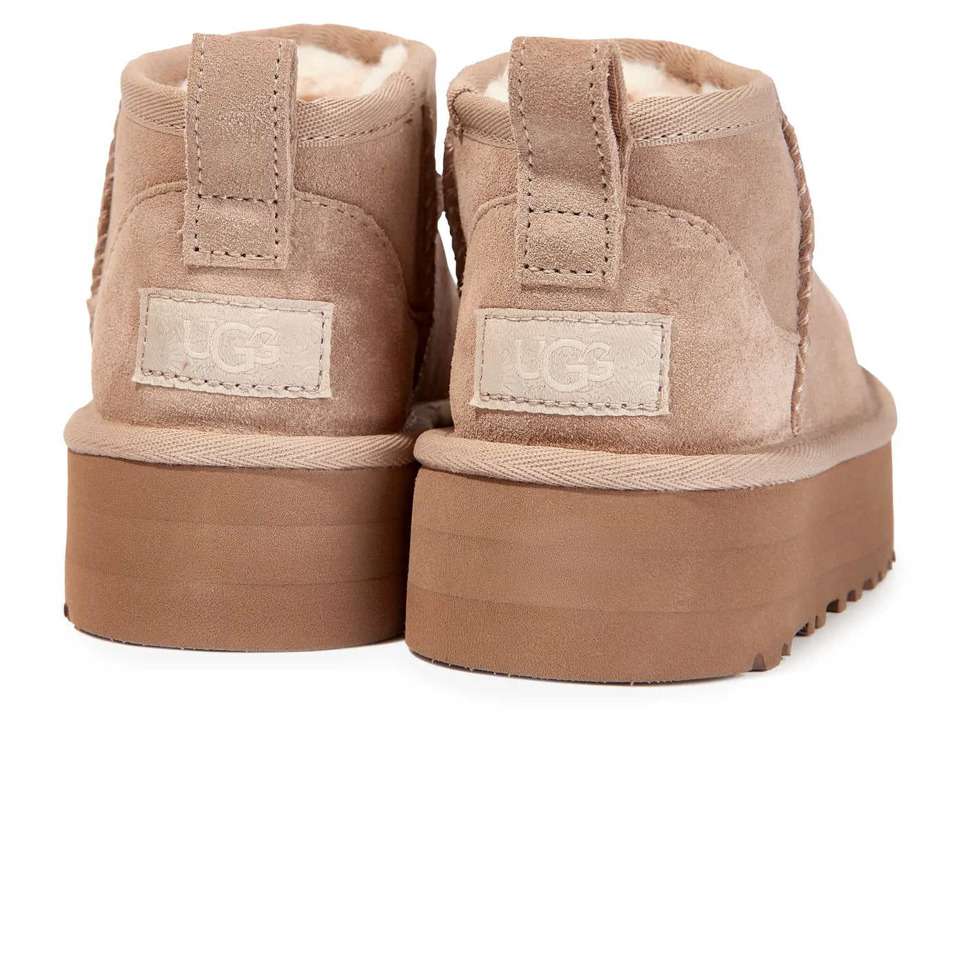 Bottes UGG Classic Ultra Mini Platform Beige — vue 4