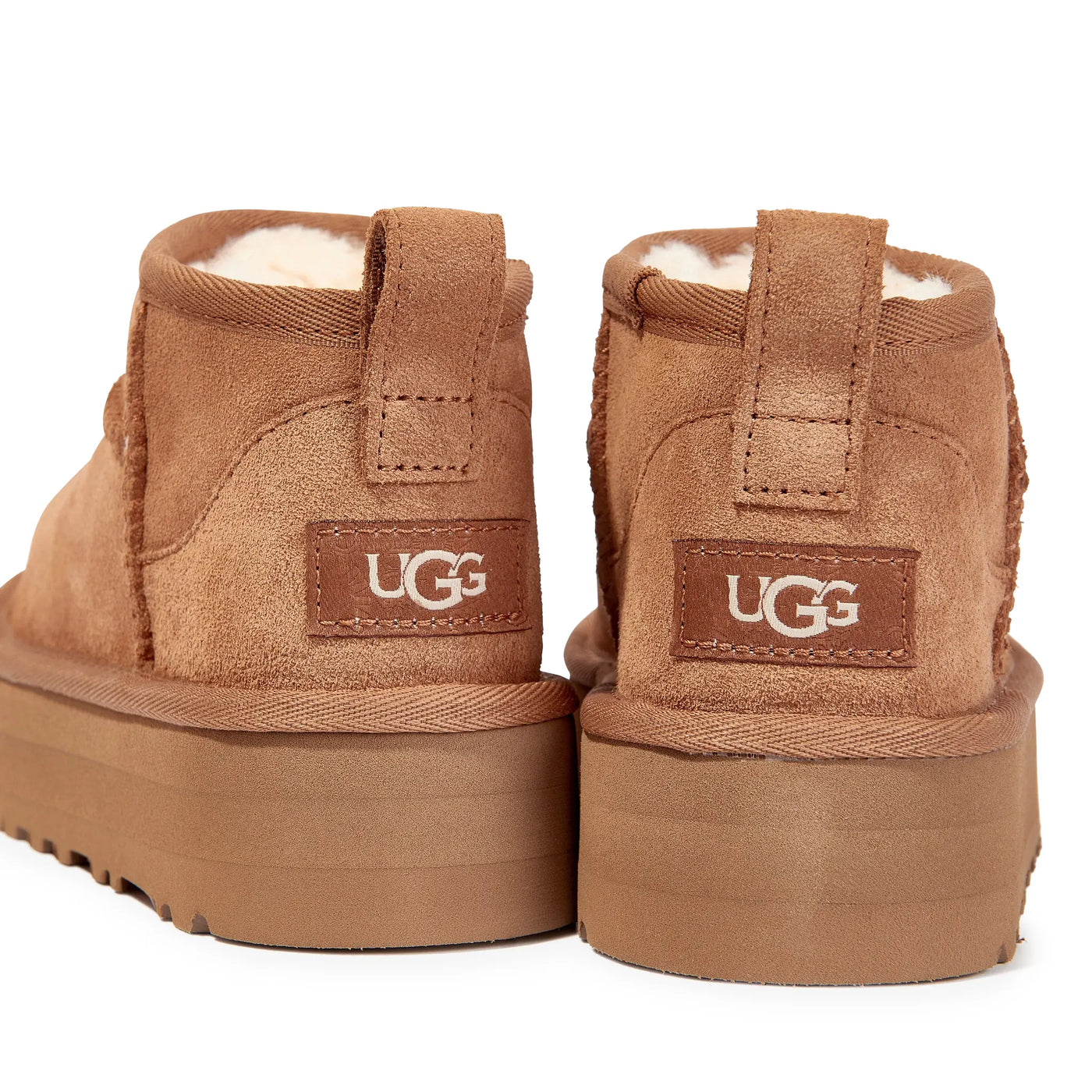 Bottes UGG Classic Ultra Mini Platform Marron — vue 3