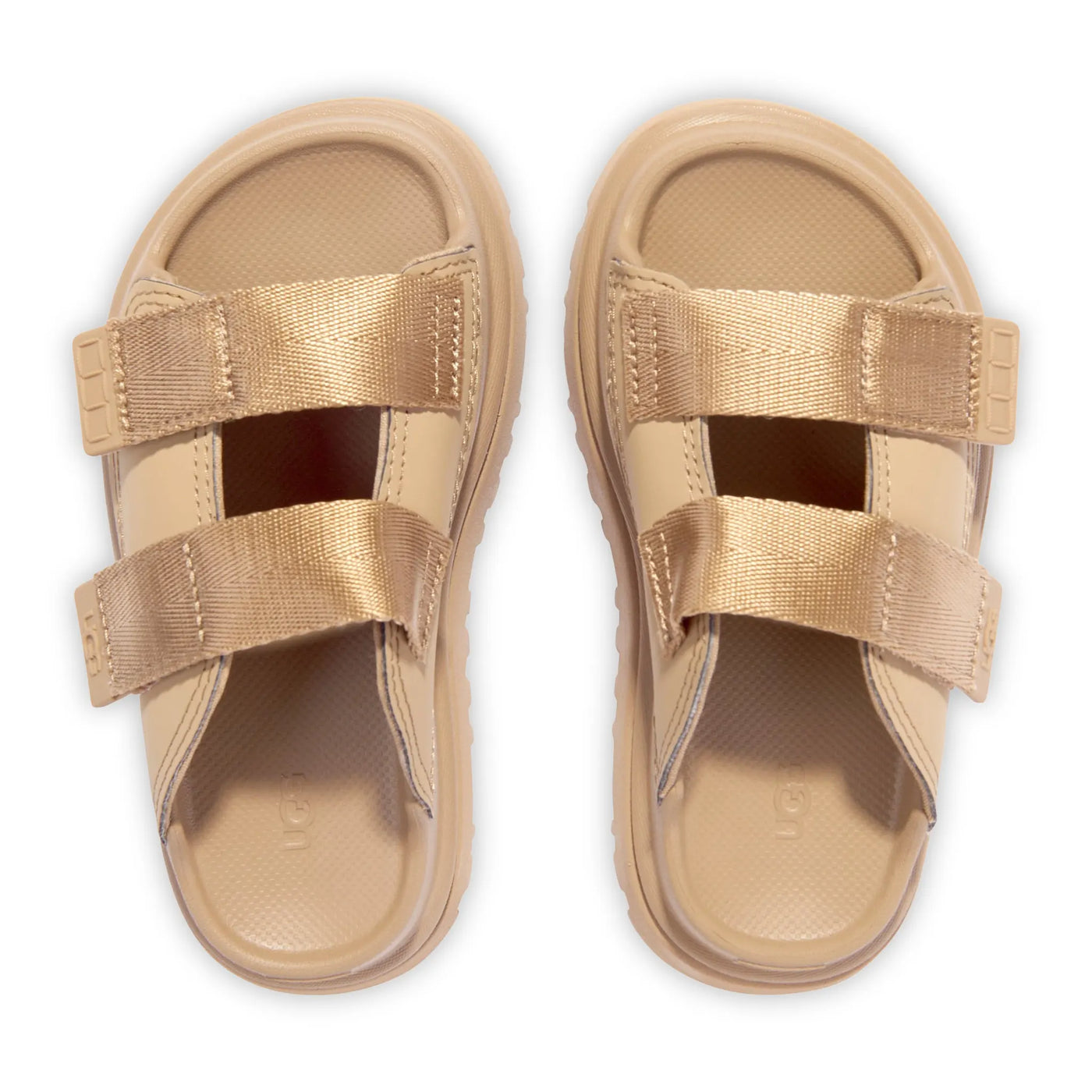 Claquettes UGG Goldenglow Marron — vue 3