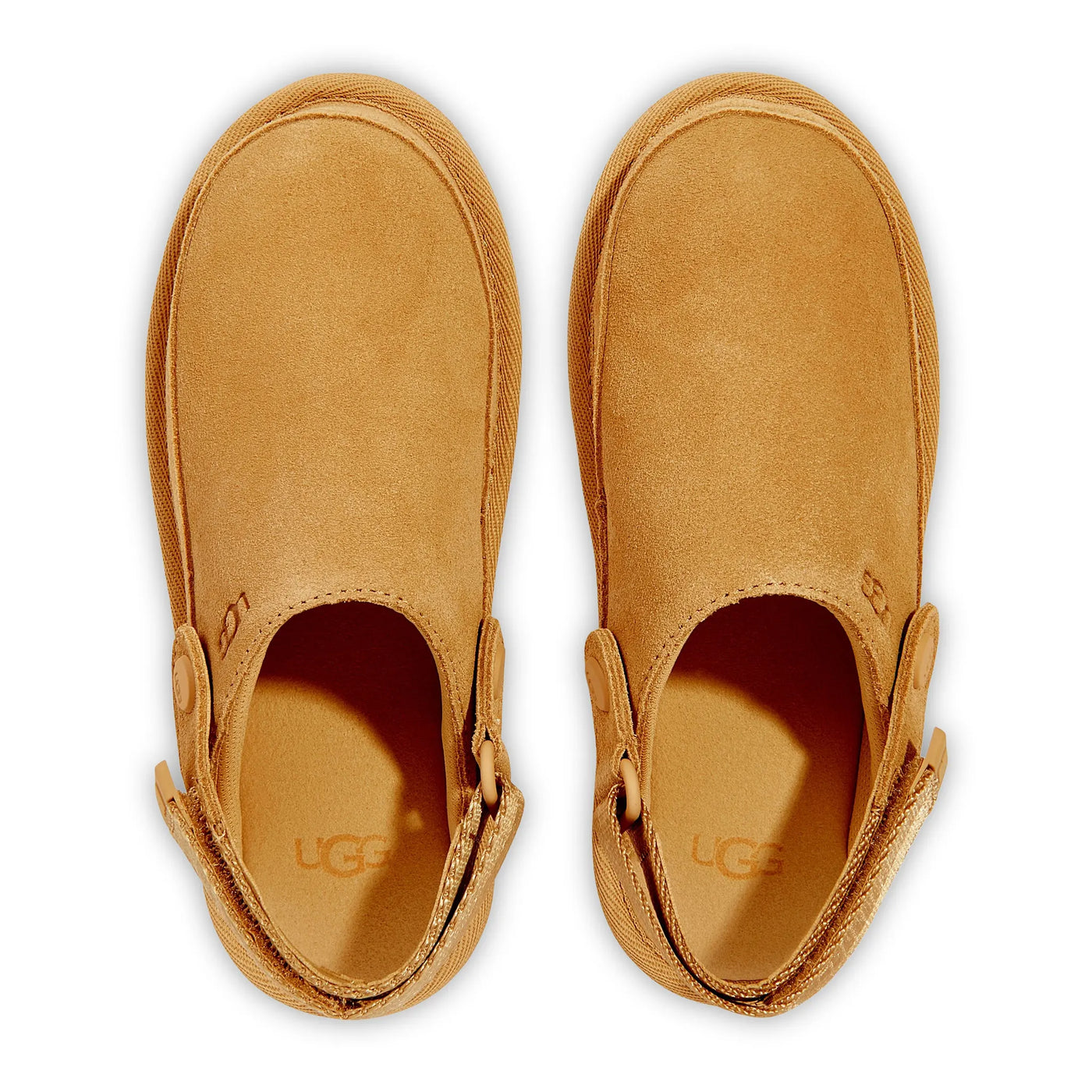 Mules UGG Goldenstar Marron Clogs — vue 3