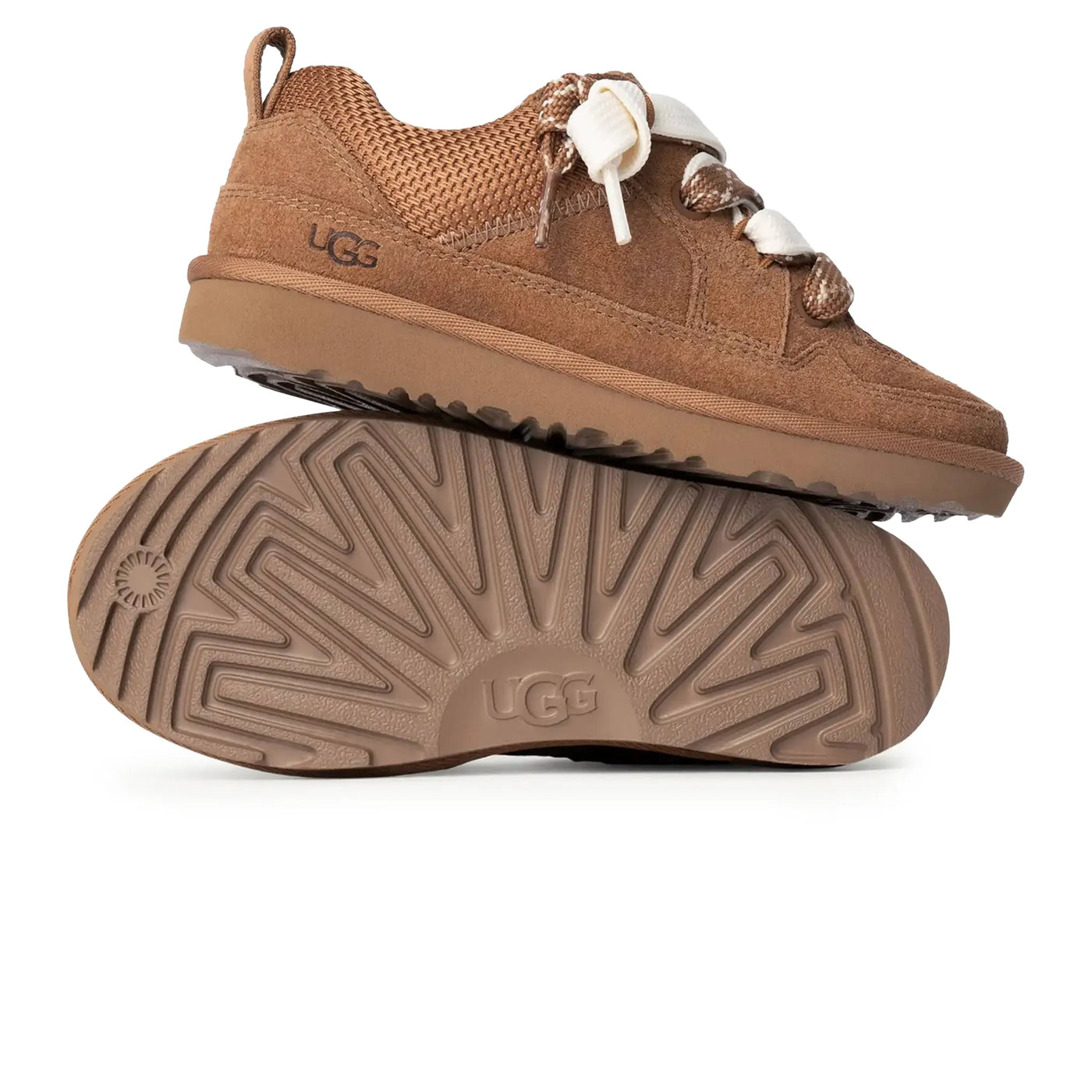 Baskets UGG Lo Lowmel Marron Trainers — vue 3