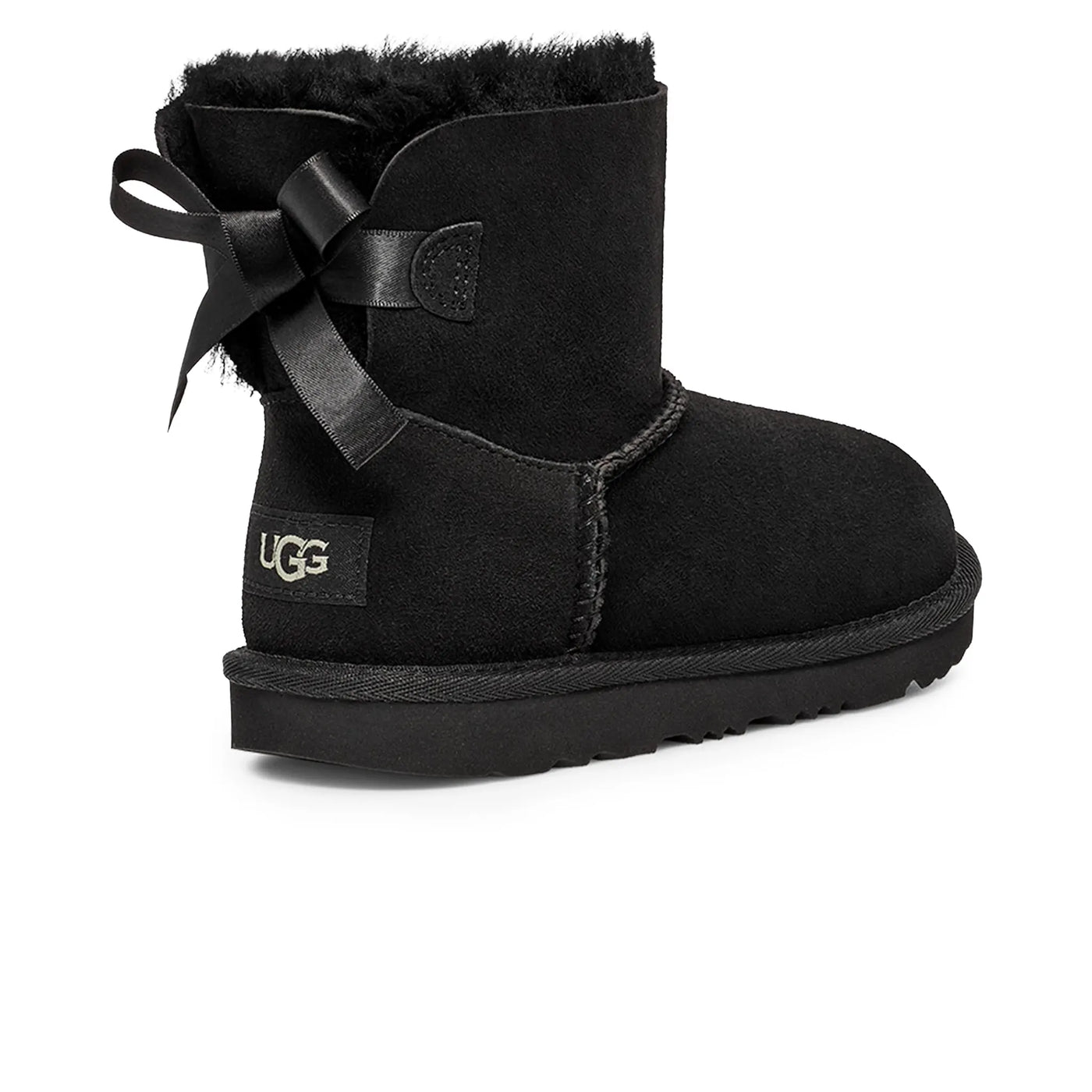 Bottes UGG Mini Bailey Bow II Noir — vue 3