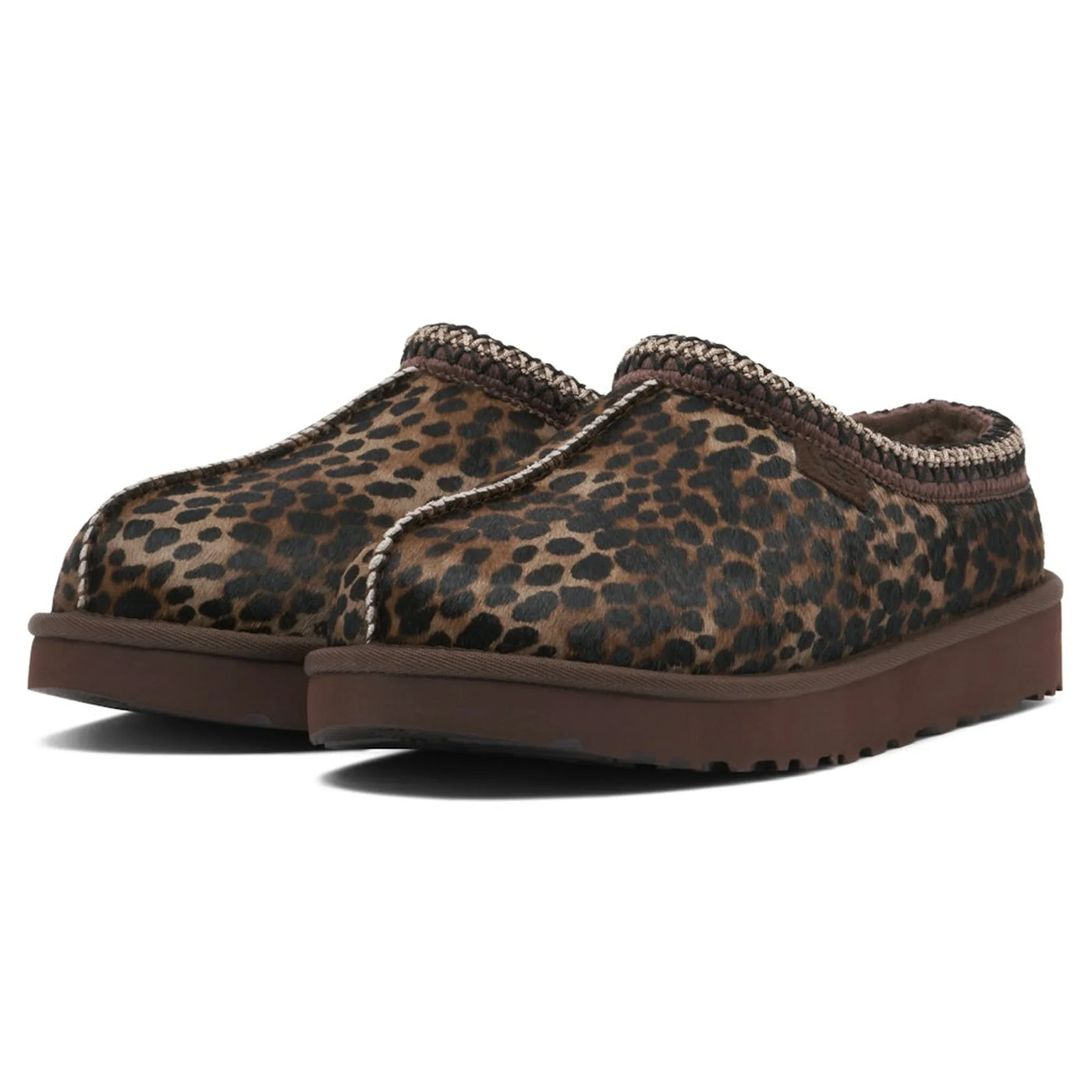 Chaussons UGG Tasman Caspian Burnt Cedar Cheetah Slippers (F) — vue 2