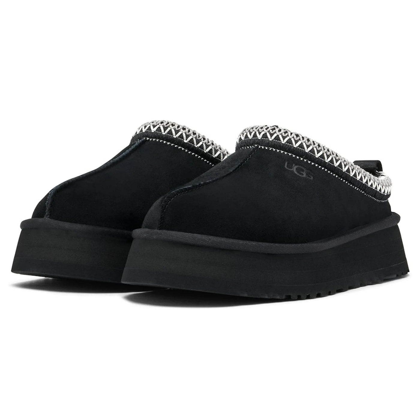 Chaussons UGG Tazz Platform Noir Slippers (F) — vue 2
