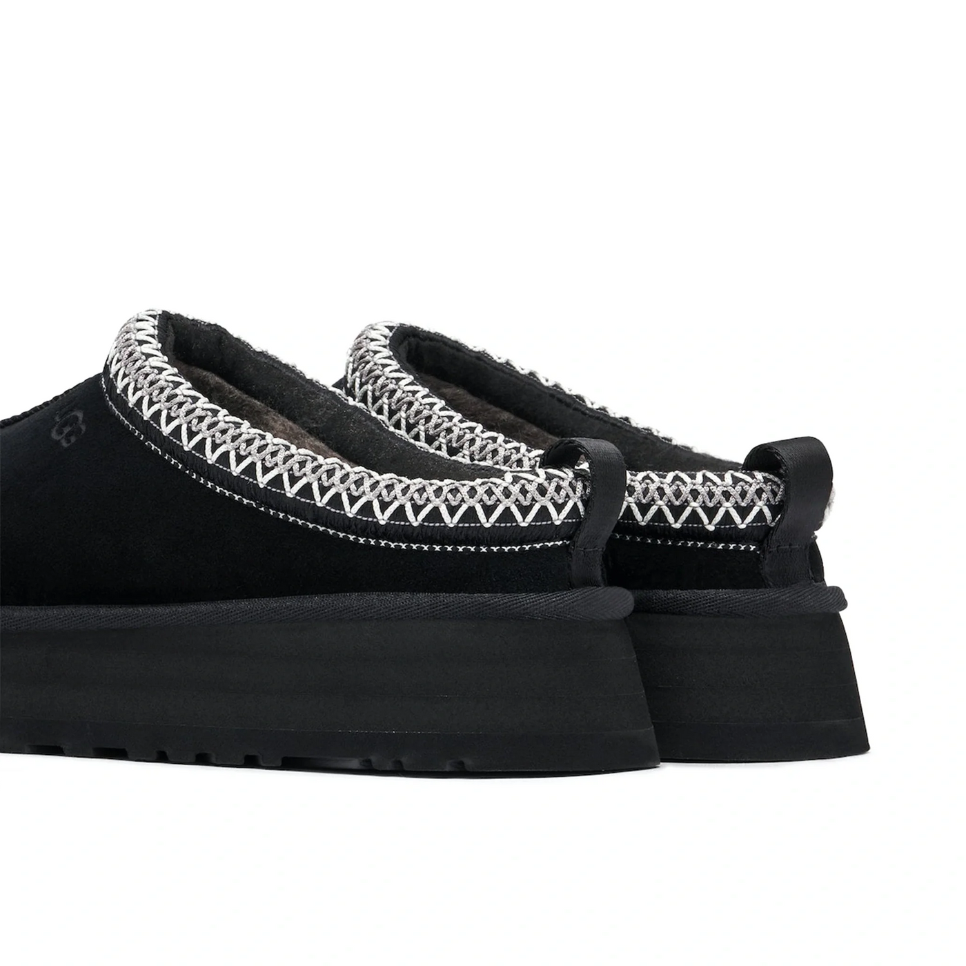 Chaussons UGG Tazz Platform Noir Slippers (F) — vue 3